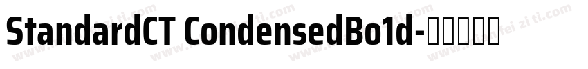 StandardCT CondensedBo1d字体转换